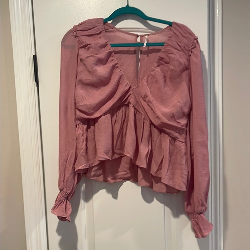 Free People Daia ruffle blouse